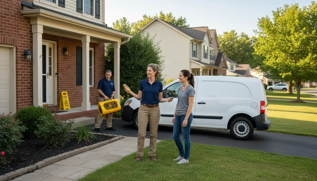 Water restoration image for Fire And Smoke Damage Restoration in Breeding, KY